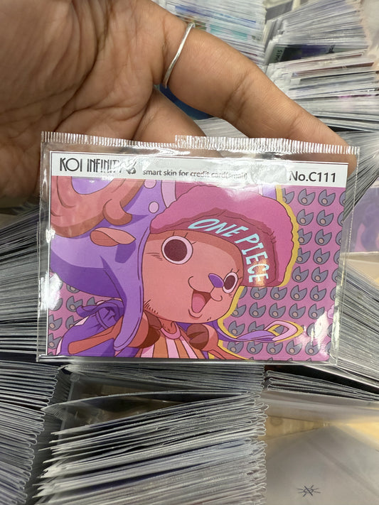 Chopper One Piece Holographic Credit Card Sticker