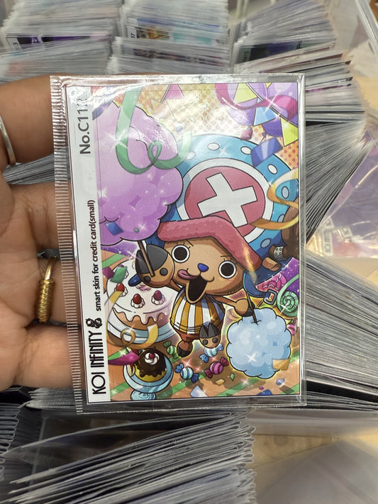 Chopper One Piece Holographic Credit Card Sticker