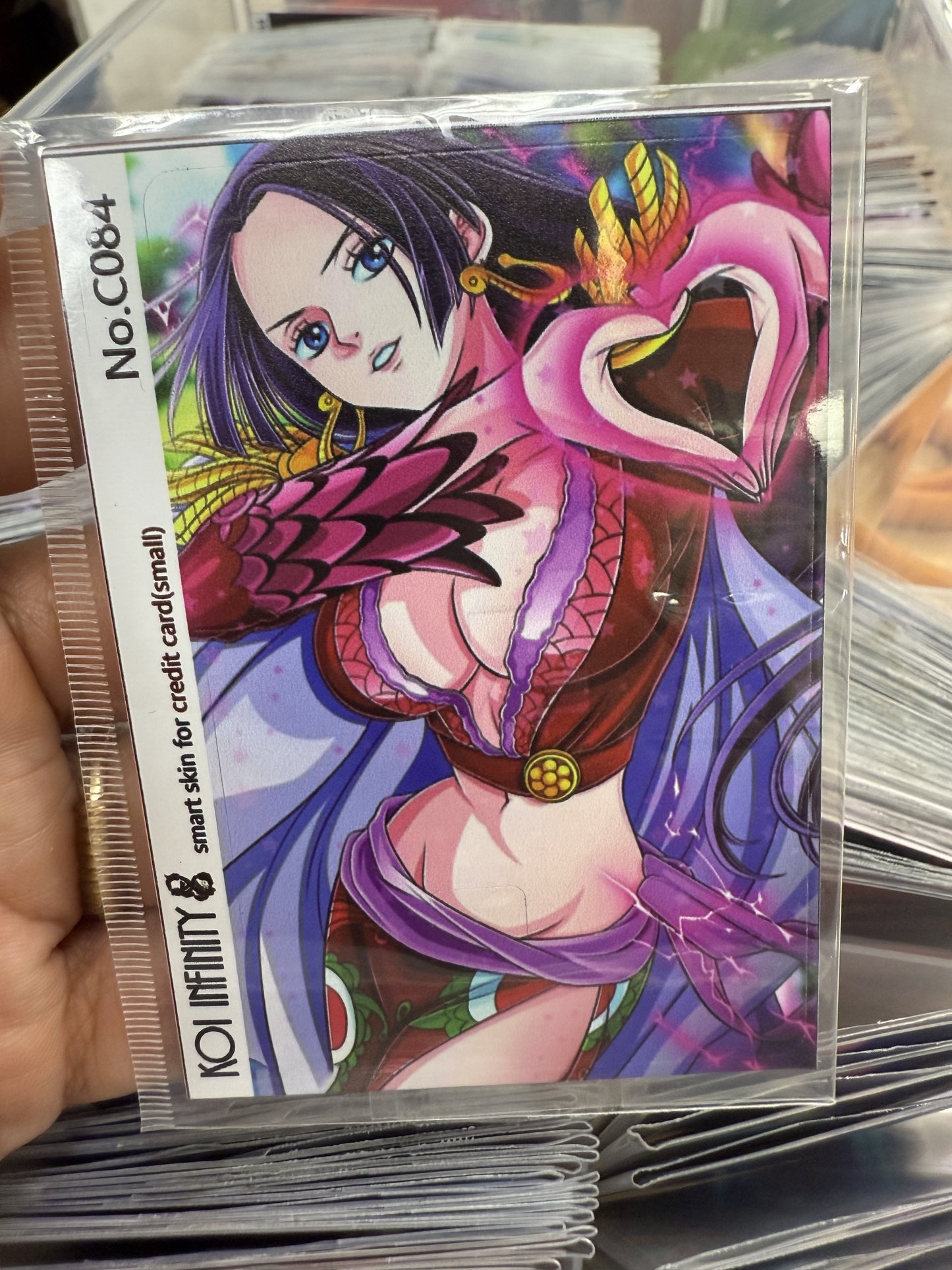 Boa Hancock One Piece Credit Card Sticker