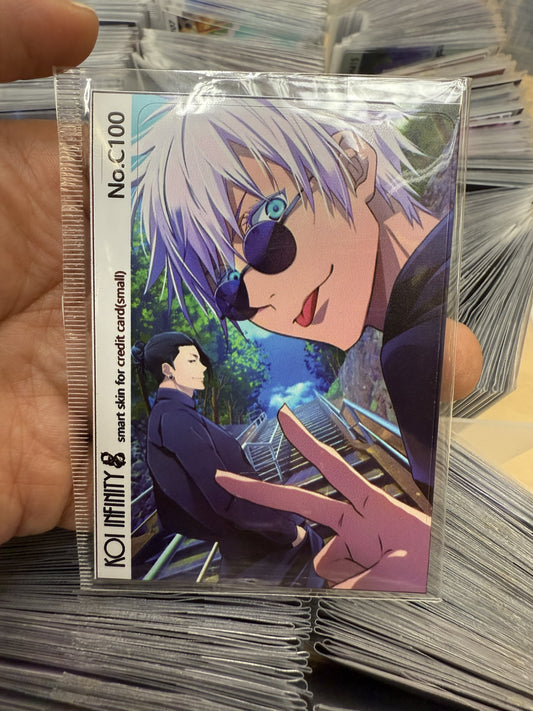 Gojo and Geto Jujitsu Kaisen JJK Anime Credit Card Sticker