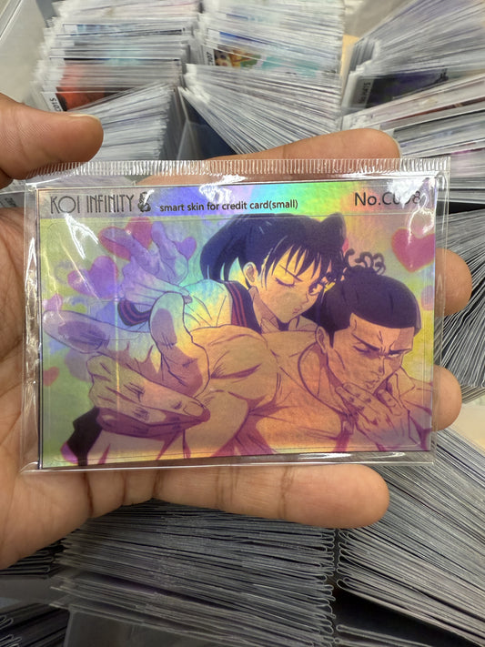 Todo Holographic Jujitsu Kaisen JJK Anime Credit Card Sticker