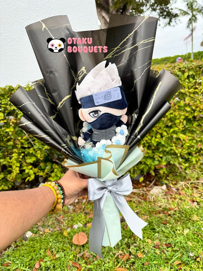 Copy Ninja Light Up Crochet Flower Plushie Bouquet