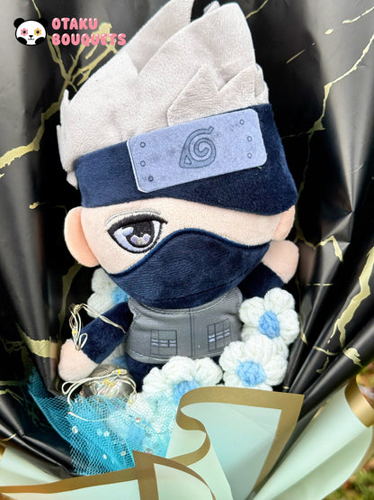 Copy Ninja Light Up Crochet Flower Plushie Bouquet