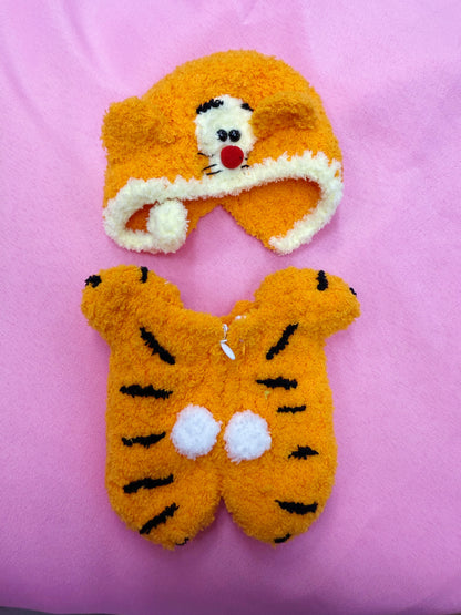 Tiger Disney Winnie the Pooh Crochet Labubu Anime Costume Cosplay Clothes