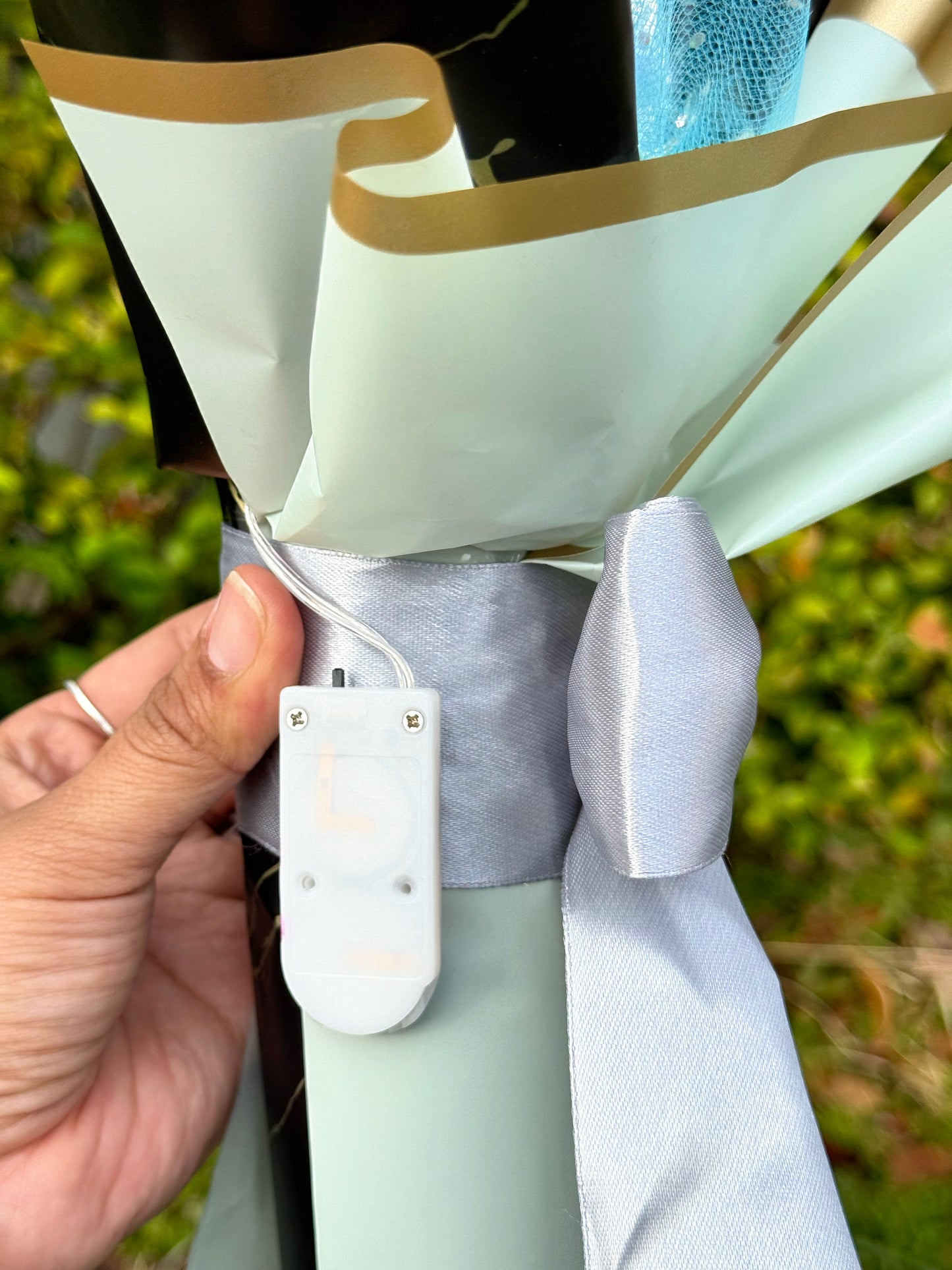 Copy Ninja Light Up Crochet Flower Plushie Bouquet