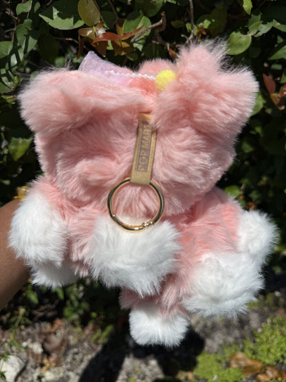 Fluffy Pink Custom Nine-tailed Handmade Labubu