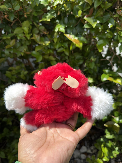 Red Custom Nine-tailed Handmade Fluffy Labubu