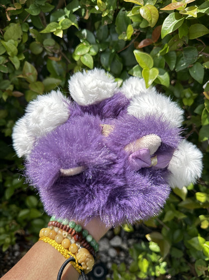 Purple Custom Nine-tailed Handmade Fluffy Labubu