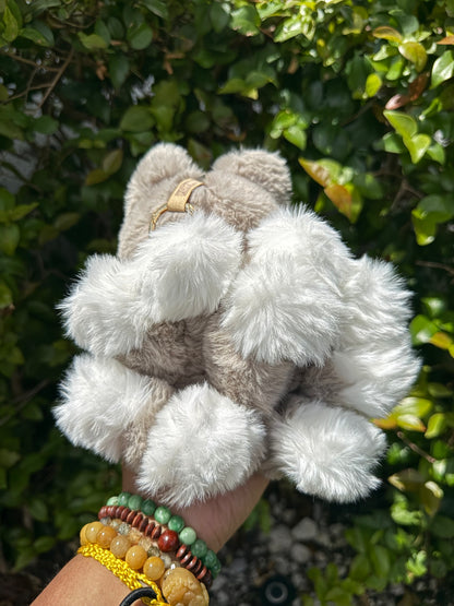 Gray Custom Nine-tailed Handmade Fluffy Labubu