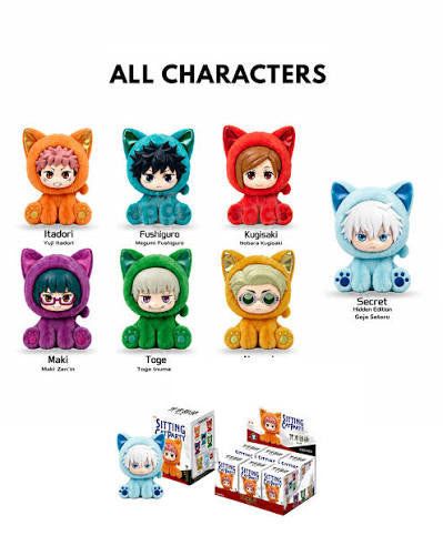 J J K Sitting Cat Blind Box