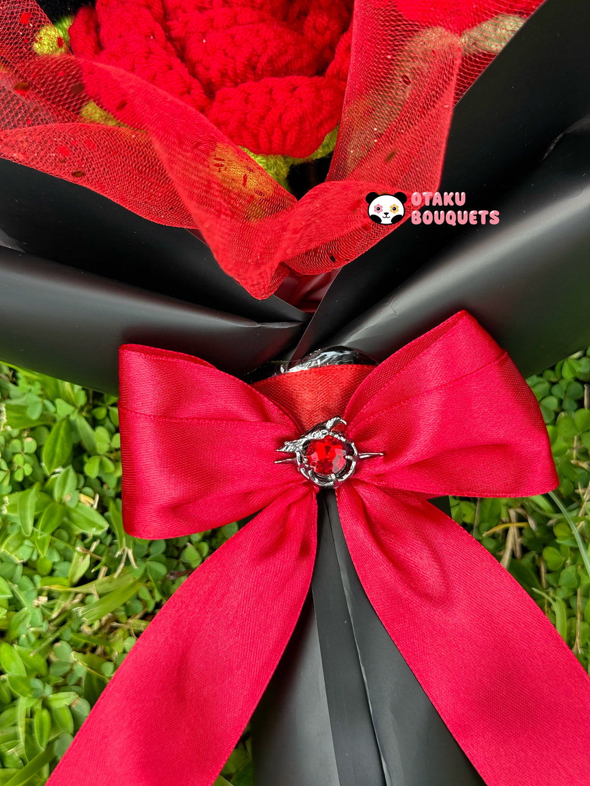 Sylus Love and Deepspace LAD Plushie Crochet Flower Bouquet