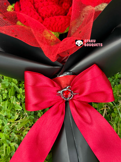 Sylus Love and Deepspace LAD Plushie Crochet Flower Bouquet