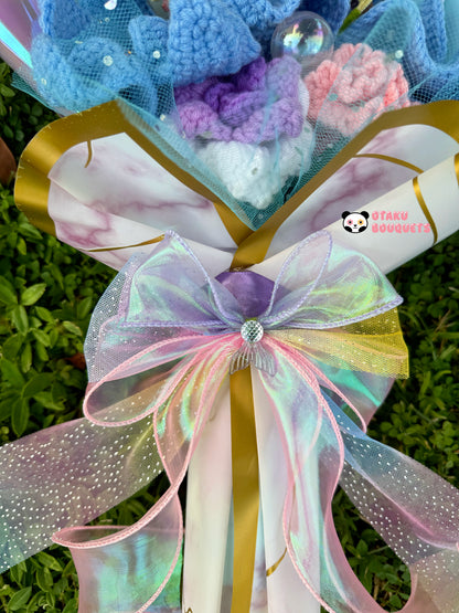 Mythic form Rafayel Love and Deepspace LAD Plushie Crochet Flower Bouquet
