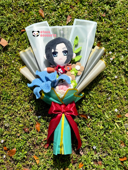 Oriental Red Scarf Girl Attack on “Giant” Custom Bouquet