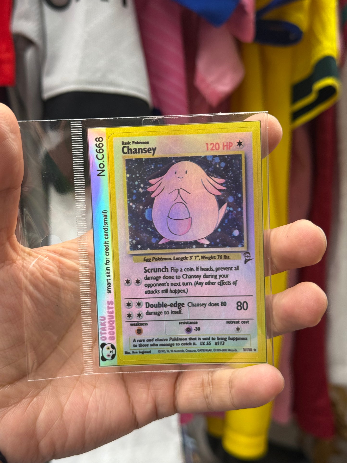TCG Monsters Anime Credit Card Sticker