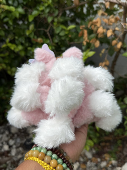 Pink Custom Nine-tailed Handmade Fluffy Labubu