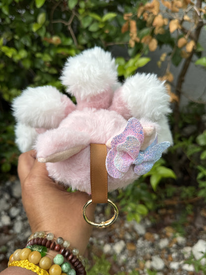 Pink Custom Nine-tailed Handmade Fluffy Labubu