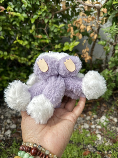 Lavender Custom Nine-tailed Handmade Fluffy Labubu