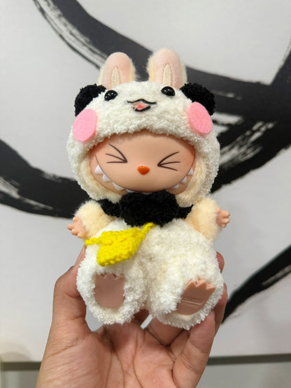 Bubu and Dudu Yier Forever Labubu Anime Costume Cosplay Clothes 17cm