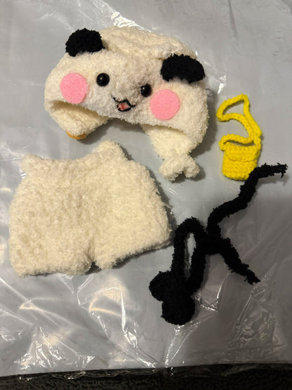 Bubu and Dudu Yier Forever Labubu Anime Costume Cosplay Clothes 17cm