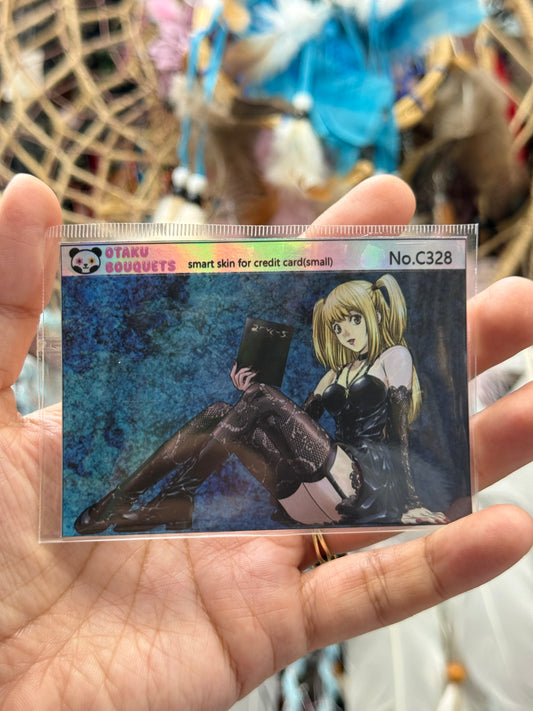 Mysa “Deathbook” Holographic Anime Credit Card Sticker
