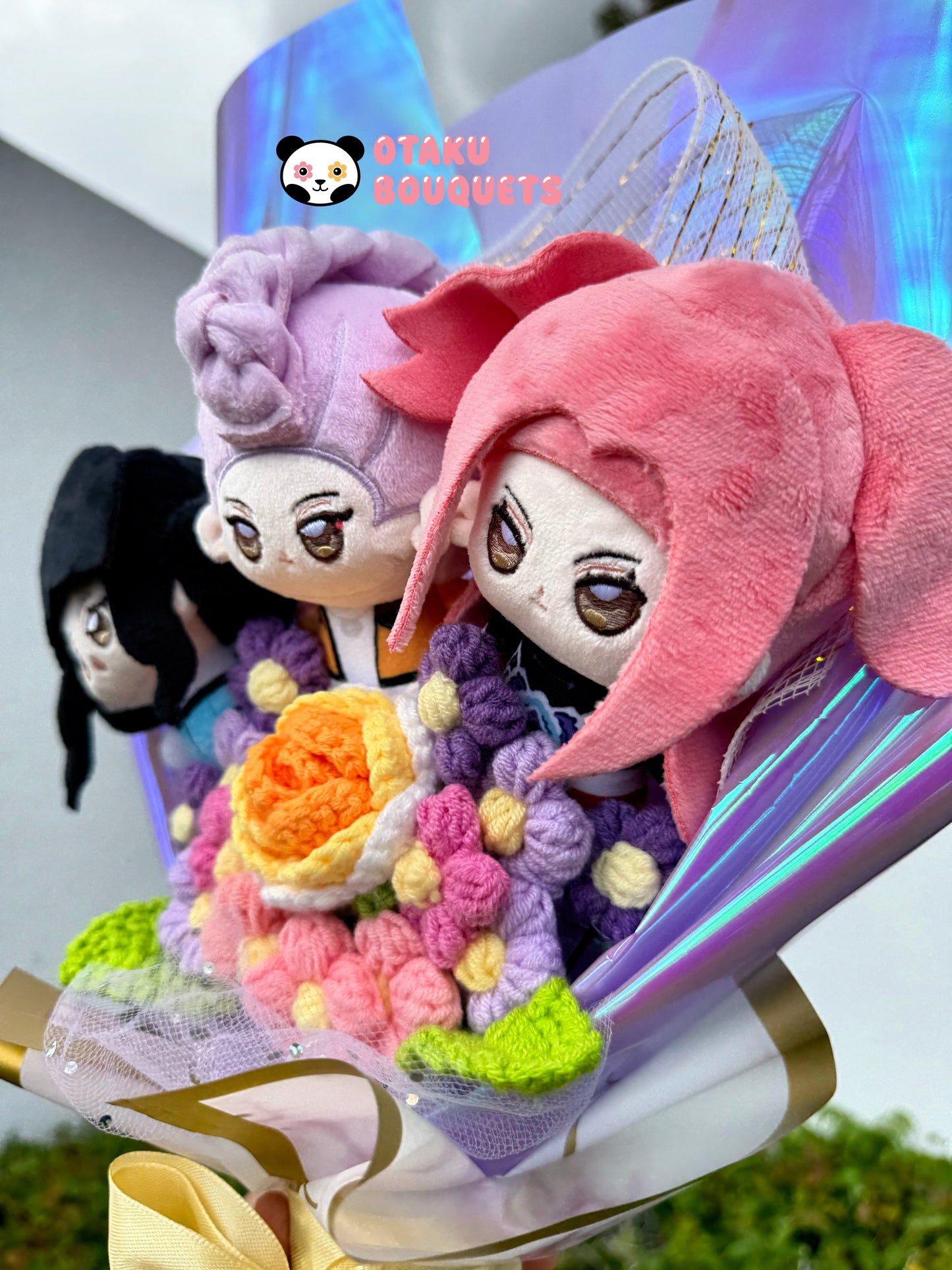 K pop Demon Slayers Huntrix Plushie Bouquet