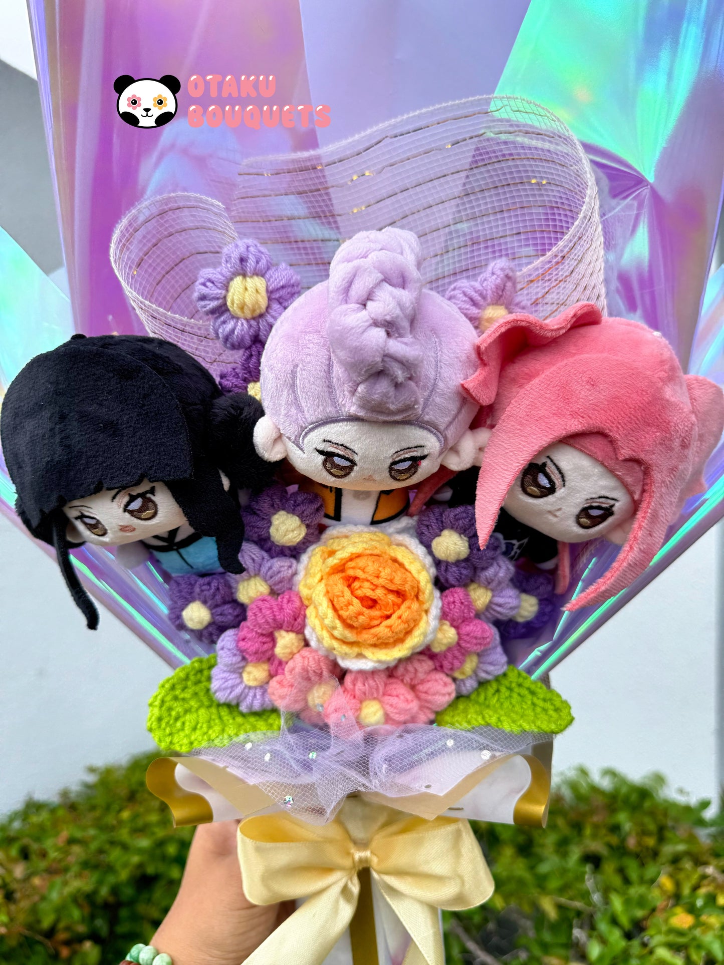 K pop Demon Slayers Huntrix Plushie Bouquet