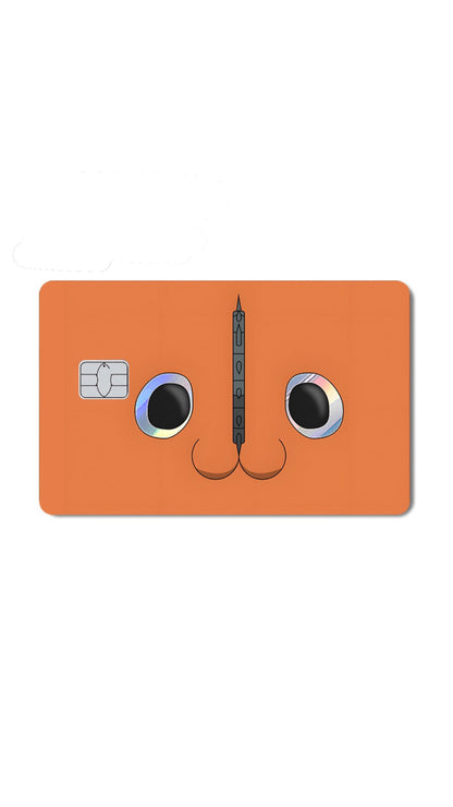 Pochiita Chainsaw Man Holographic Anime Credit Card Sticker