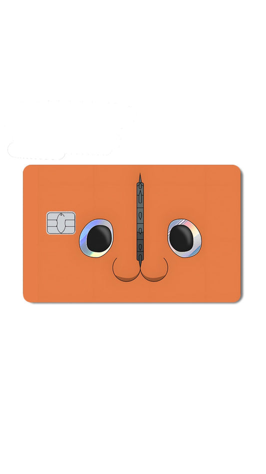 Pochiita Chainsaw Man Holographic Anime Credit Card Sticker