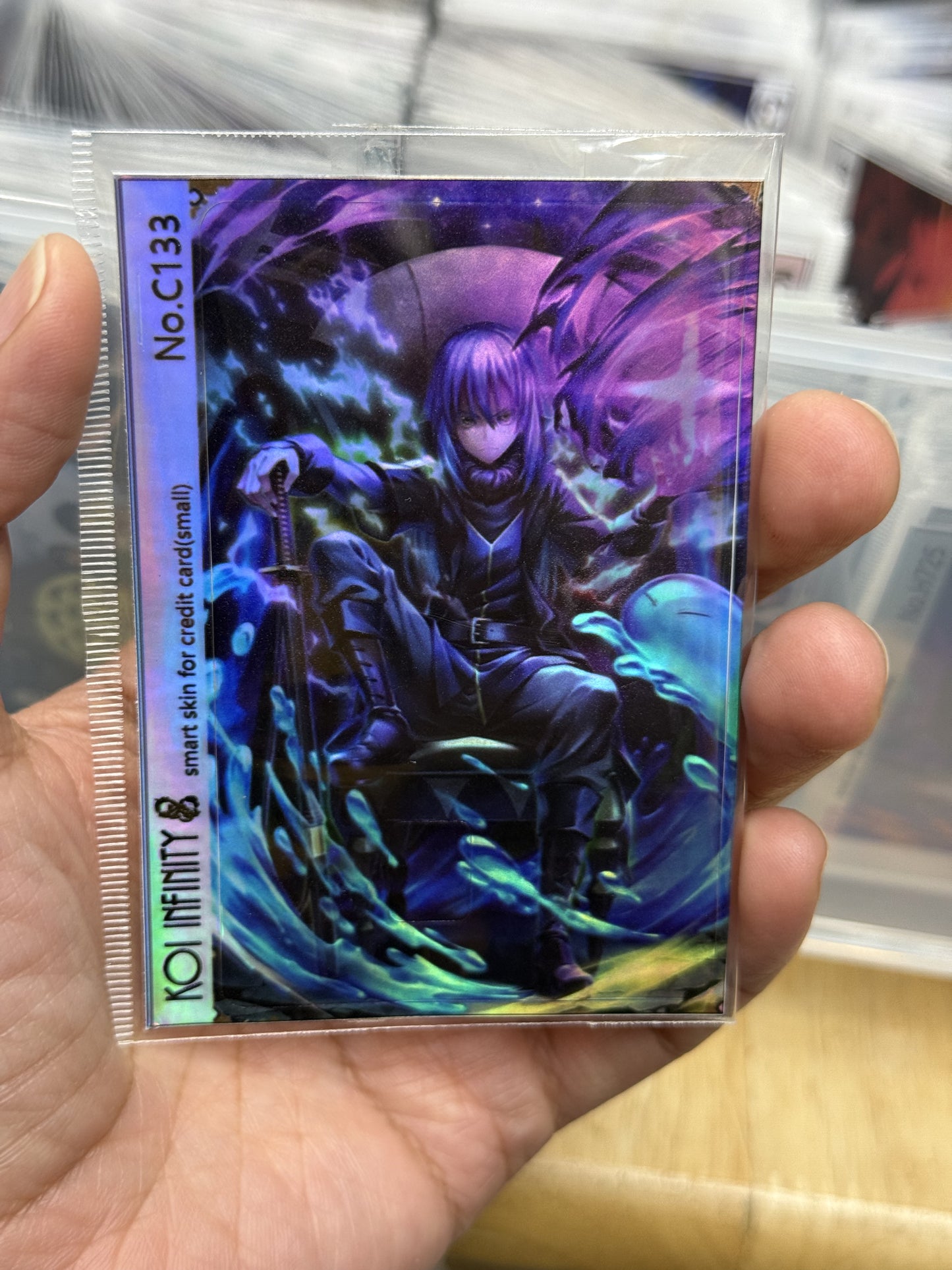 Rimuru That One Time I Got Reincarnated As A Slime Anime Credit Card Sticker