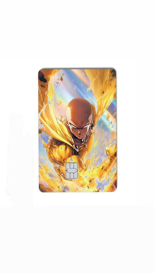 1 Punch Man Anime Credit Card Sticker