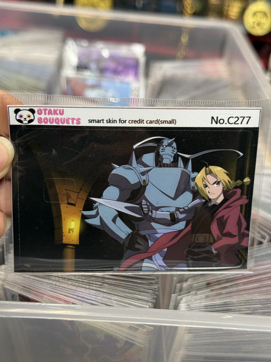 Fullmetal Alchemist Cats Anime Credit Card Sticker