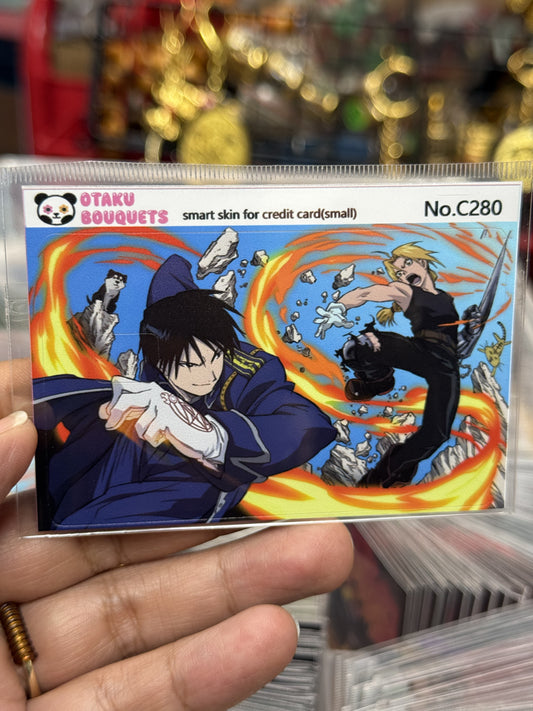Fullmetal Alchemist Cats Anime Credit Card Sticker