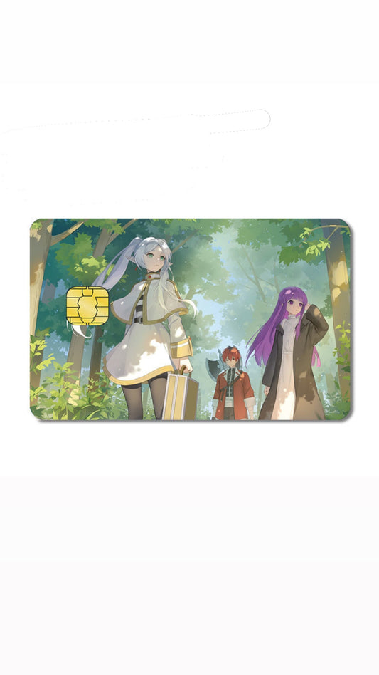 Free-ren and Furn Anime Credit Card Sticker