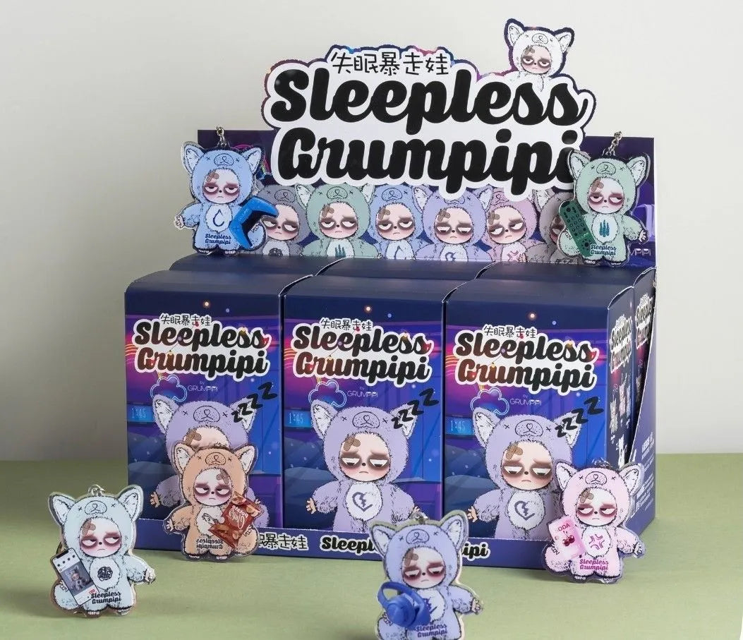 Sleepless Grumpipi Pendant Blind Box Figure