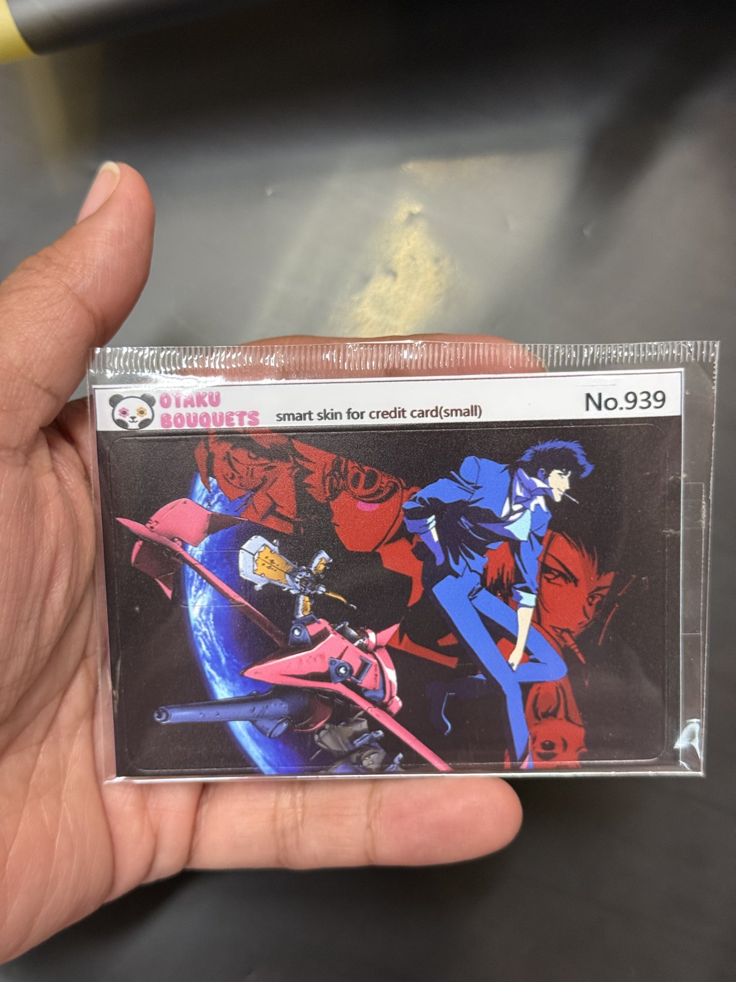 Cowboy Bpop Space Anime Credit Card Sticker
