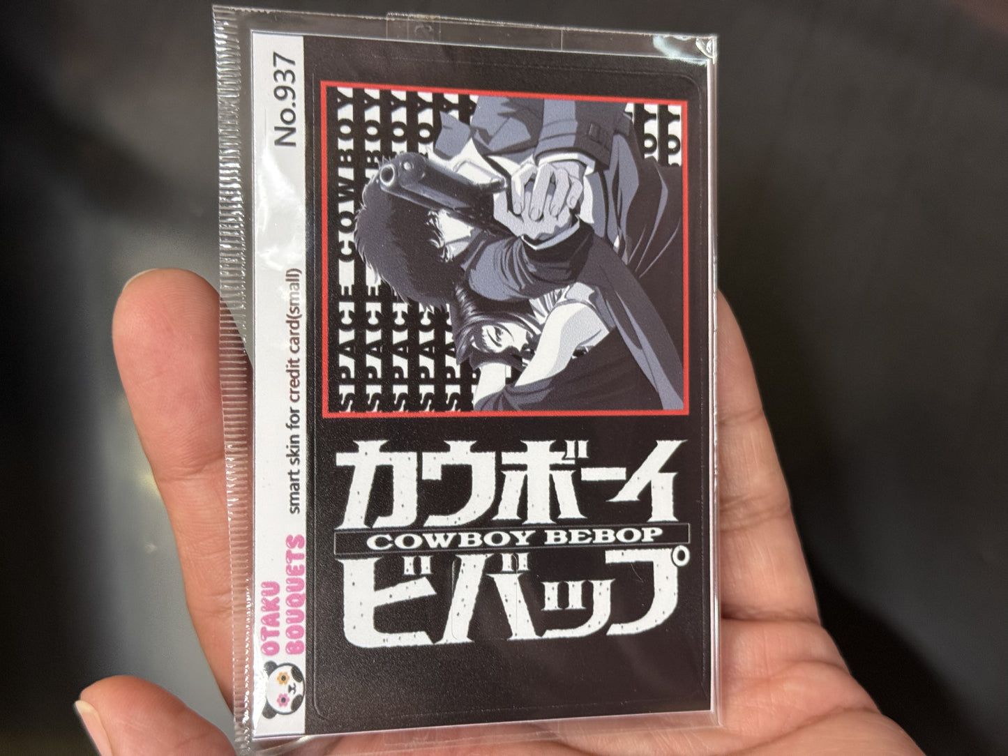 Cowboy Bpop Graphic Anime Credit Card Sticker