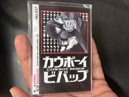 Cowboy Bpop Graphic Anime Credit Card Sticker