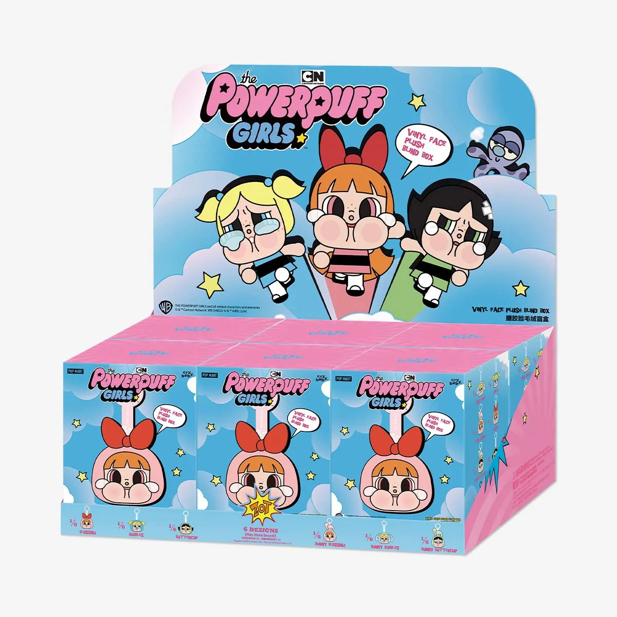 CRYBABY × Powerpuff Girls Series-Vinyl Face Plush Blind Box Series