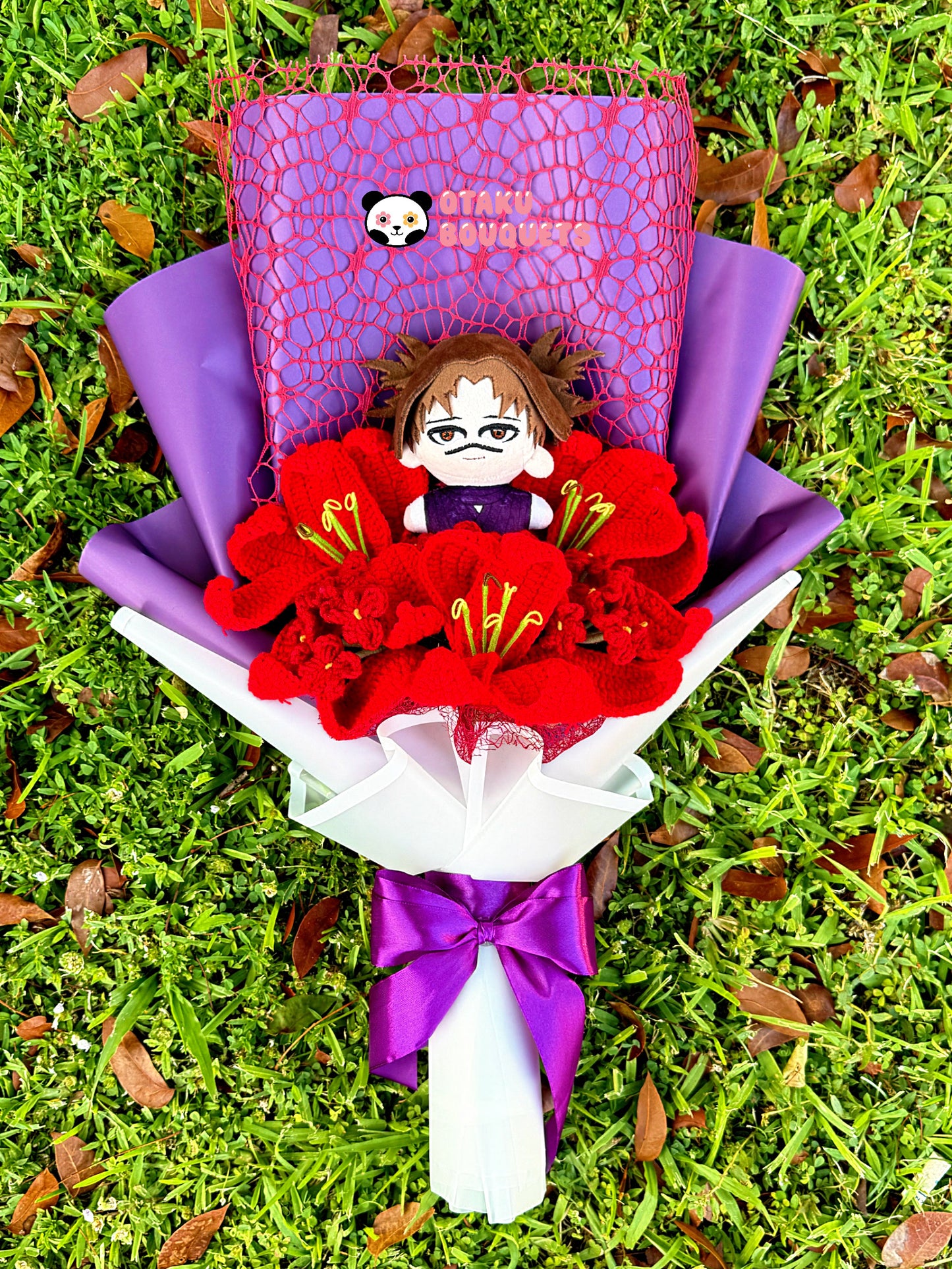 Chozo J.J.K Plushie Crochet Flower Bouquet