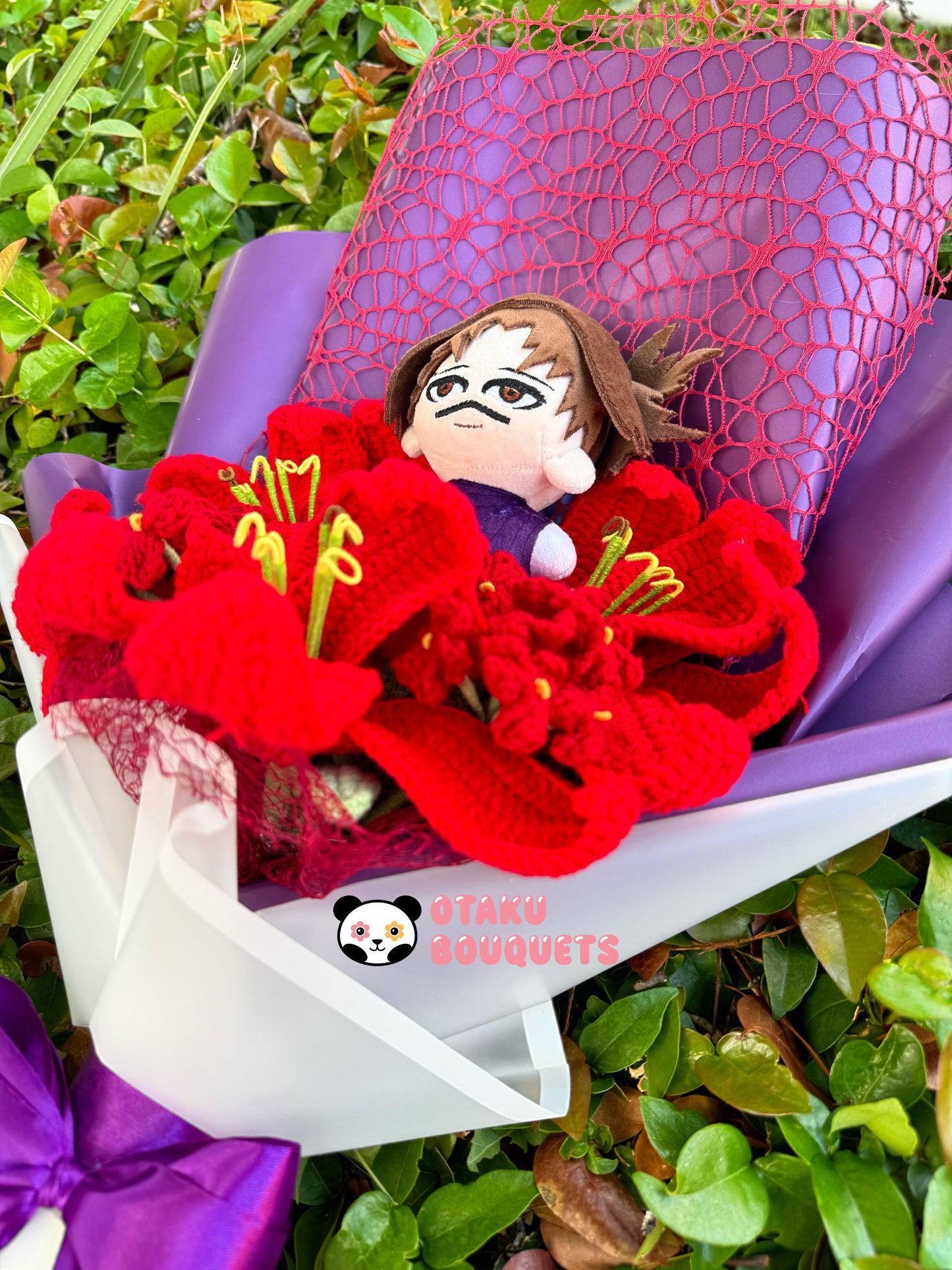 Chozo J.J.K Plushie Crochet Flower Bouquet