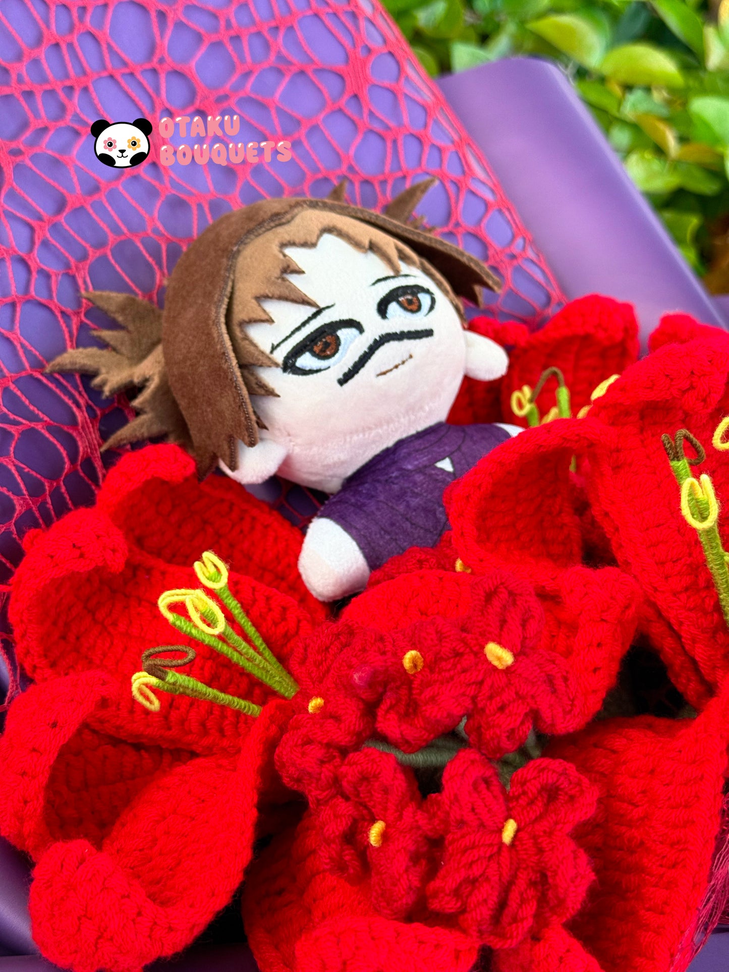 Chozo J.J.K Plushie Crochet Flower Bouquet