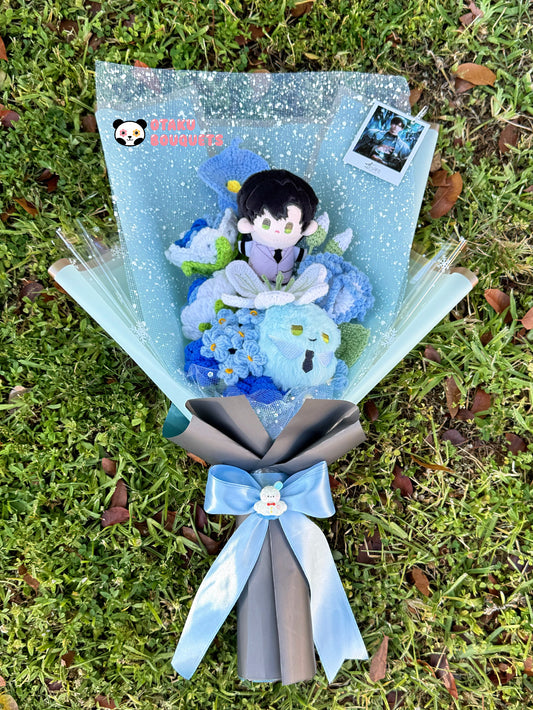 Zayne Love and Deepspace LAD Plushie Crochet Bouquet