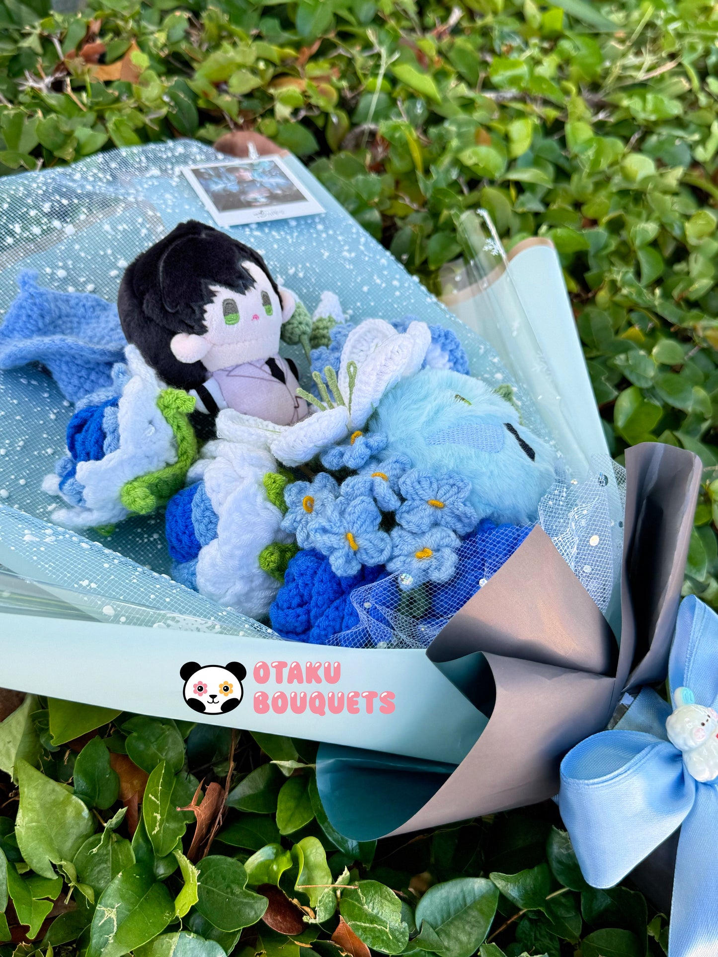 Zayne Love and Deepspace LAD Plushie Crochet Flower Bouquet