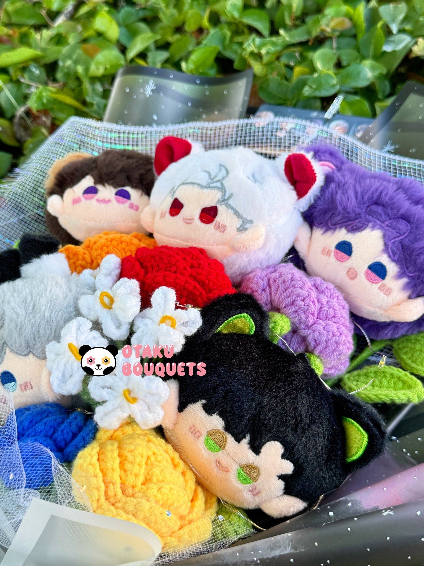 Love and Deepspace LAD Plushie Crochet Flower Bouquet