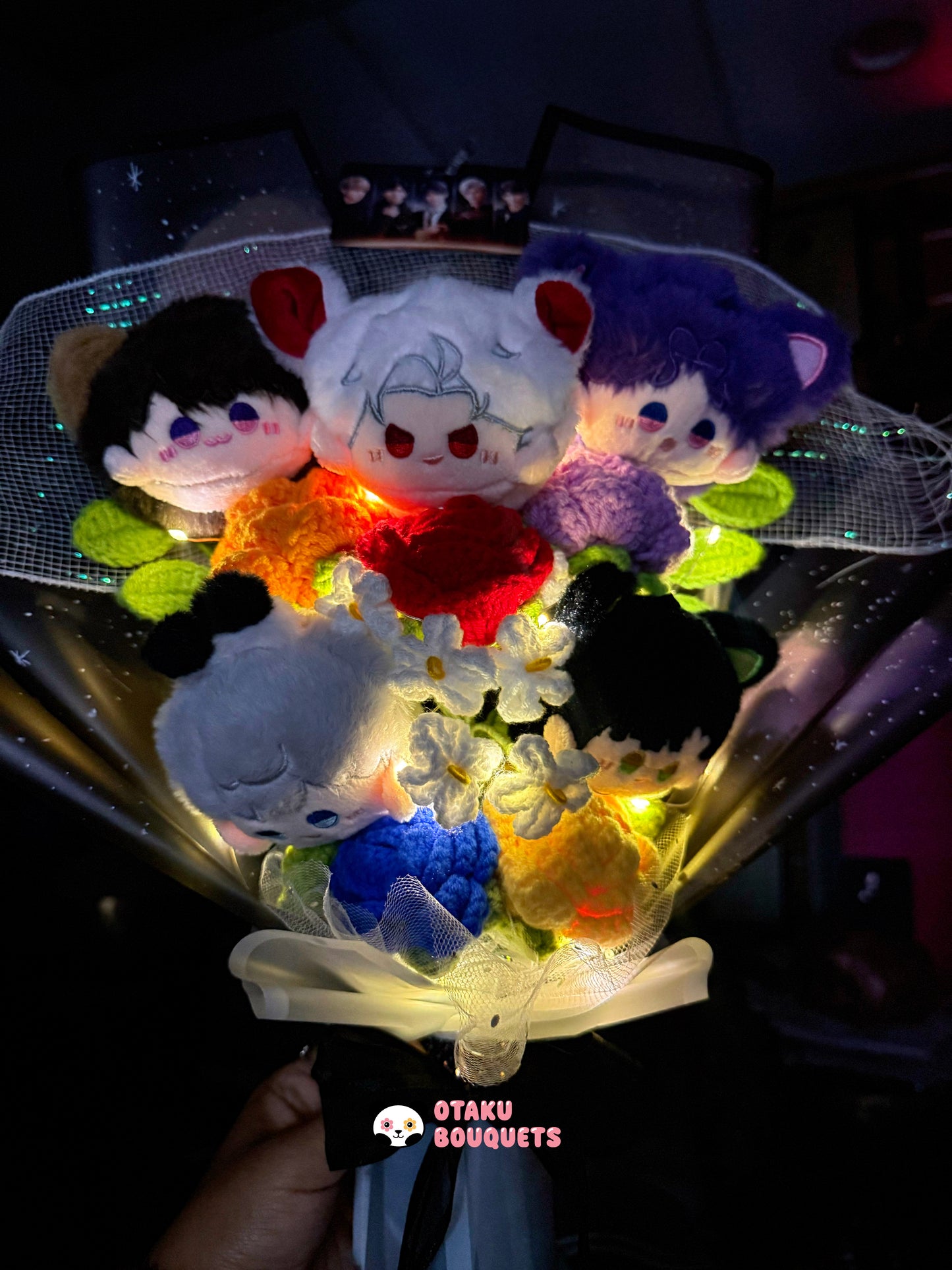 Love and Deepspace LAD Plushie Crochet Flower Bouquet
