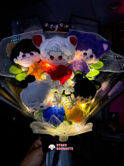 Love and Deepspace LAD Plushie Crochet Flower Bouquet