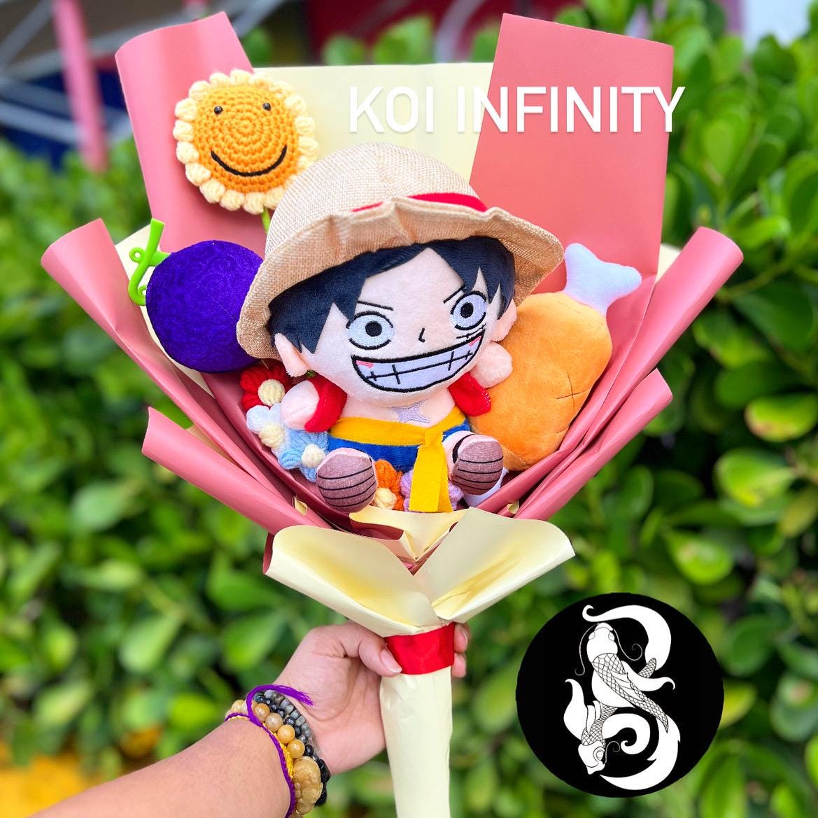 One Piece Luffy Plush Bouquet