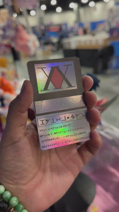 Hunter’s Card Hunter X Hunter Credit Card Sticker