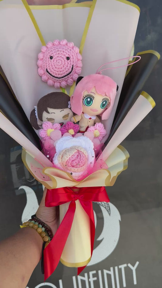 Spy X Family Anya ans Bestie Plushie Japanese Plush Bouquet